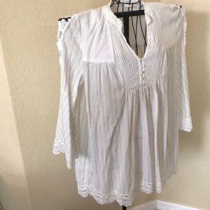 Free People white summer tunic